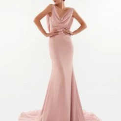 Milla COLLECTIONS Jul Sleeveless Draped Cowl Neck Dress