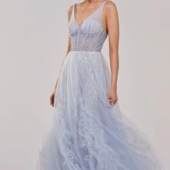 Milla Tender Sparkling Tulle Dress With The Long Ruffle Skirt COLLECTIONS