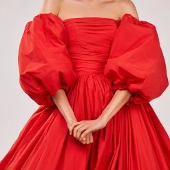 Milla Carmen Puffy Dress With Voluminous Off-the-shoulder Sleeves 15 Milla Carmen Puffy Dress With Voluminous Off-the-shoulder Sleeves