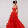 Milla Tangerine Tulle Ornament Maxi Dress COLLECTIONS
