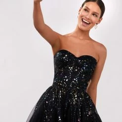 Milla Grace Sparkly Maxi Evening Gown COLLECTIONS