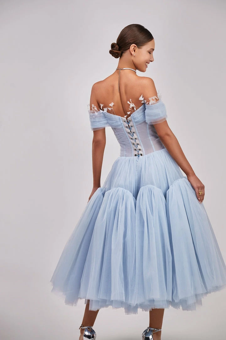 Milla Cinderella Off-the-shoulder Midi Dress COLLECTIONS 4 Milla Cinderella Off-the-shoulder Midi Dress COLLECTIONS