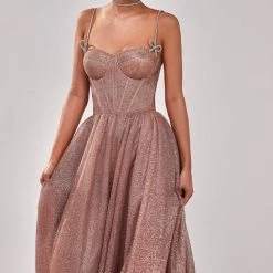 Milla Sparkly Strap Evening Maxi Dress COLLECTIONS