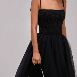 Milla Tie-strap Cocktail Dress With The Elegant Corset Embroidery 26 Milla Tie-strap Cocktail Dress With The Elegant Corset Embroidery