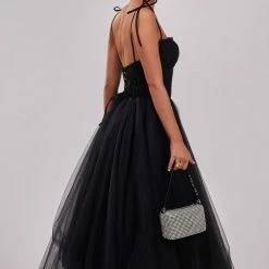 Milla Tie-strap Cocktail Dress With The Elegant Corset Embroidery 24 Milla Tie-strap Cocktail Dress With The Elegant Corset Embroidery