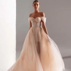 Milla Off-Shoulder Neckline Gown COLLECTIONS