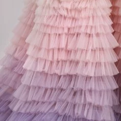 Milla Charming Ball Gown With The Frill-layered Ombre Maxi Skirt COLLECTIONS 11 Milla Charming Ball Gown With The Frill-layered Ombre Maxi Skirt COLLECTIONS