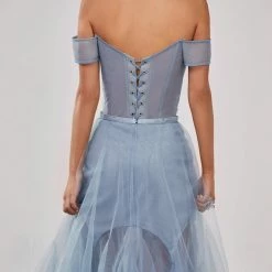 Milla Long Off-the-shoulder Prom Dress With Inner Skirt COLLECTIONS
