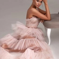 Milla One-Shoulder Dress With Ruffled Skirt COLLECTIONS