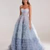 Milla Strapless Frill-Layered Fluffy Dress COLLECTIONS