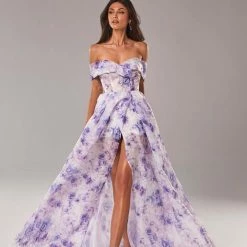 Milla COLLECTIONS Chic Off-the-shoulder Floral Maxi Dress 33 Milla COLLECTIONS Chic Off-the-shoulder Floral Maxi Dress