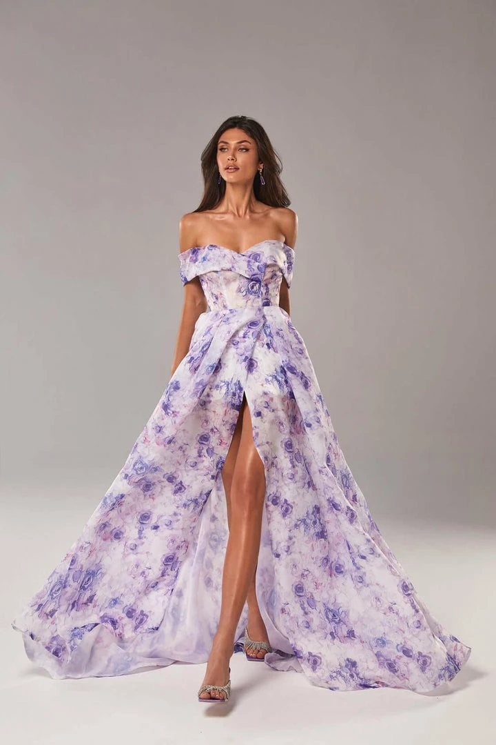Milla COLLECTIONS Chic Off-the-shoulder Floral Maxi Dress 14 Milla COLLECTIONS Chic Off-the-shoulder Floral Maxi Dress