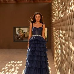 Milla Romantic Frill-Layered Tulle Dress COLLECTIONS