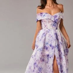 Milla COLLECTIONS Chic Off-the-shoulder Floral Maxi Dress 37 Milla COLLECTIONS Chic Off-the-shoulder Floral Maxi Dress