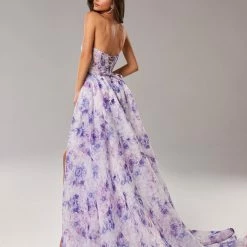 Milla Strapless Maxi Dress With Front Slit COLLECTIONS 25 Milla Strapless Maxi Dress With Front Slit COLLECTIONS