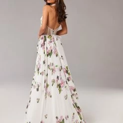 Milla COLLECTIONS Mock Neck Sleeveless Evening Dress