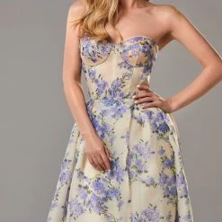 Milla Strapless Maxi Dress With Front Slit COLLECTIONS 38 Milla Strapless Maxi Dress With Front Slit COLLECTIONS