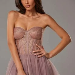 Milla Dreamy Strapless Tulle Dress COLLECTIONS 33 Milla Dreamy Strapless Tulle Dress COLLECTIONS