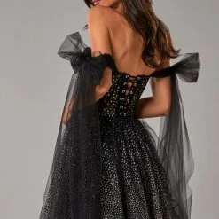 Milla Black Sparkly Midi Tulle Dress COLLECTIONS