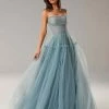 Milla COLLECTIONS Ocean Wave Tie-straps Tulle Prom Dress 2 Milla COLLECTIONS Ocean Wave Tie-straps Tulle Prom Dress