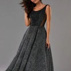 Milla Glitter Sleeveless Cocktail Dress