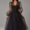 Milla COLLECTIONS Combination Sparkly Tulle Dress