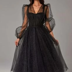 Milla COLLECTIONS Combination Sparkly Tulle Dress