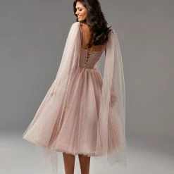 Milla COLLECTIONS Sparkly Off-the-shoulder Tulle Dress