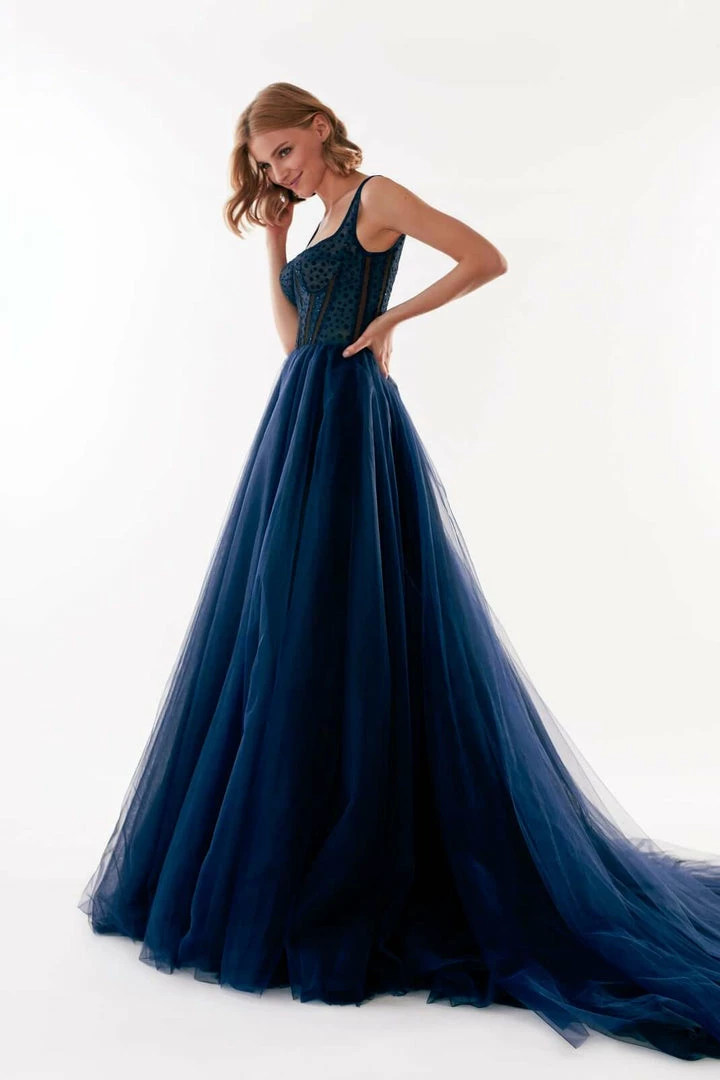 Milla Delicate Square-Neck Maxi Tulle Dress 4 Milla Delicate Square-Neck Maxi Tulle Dress