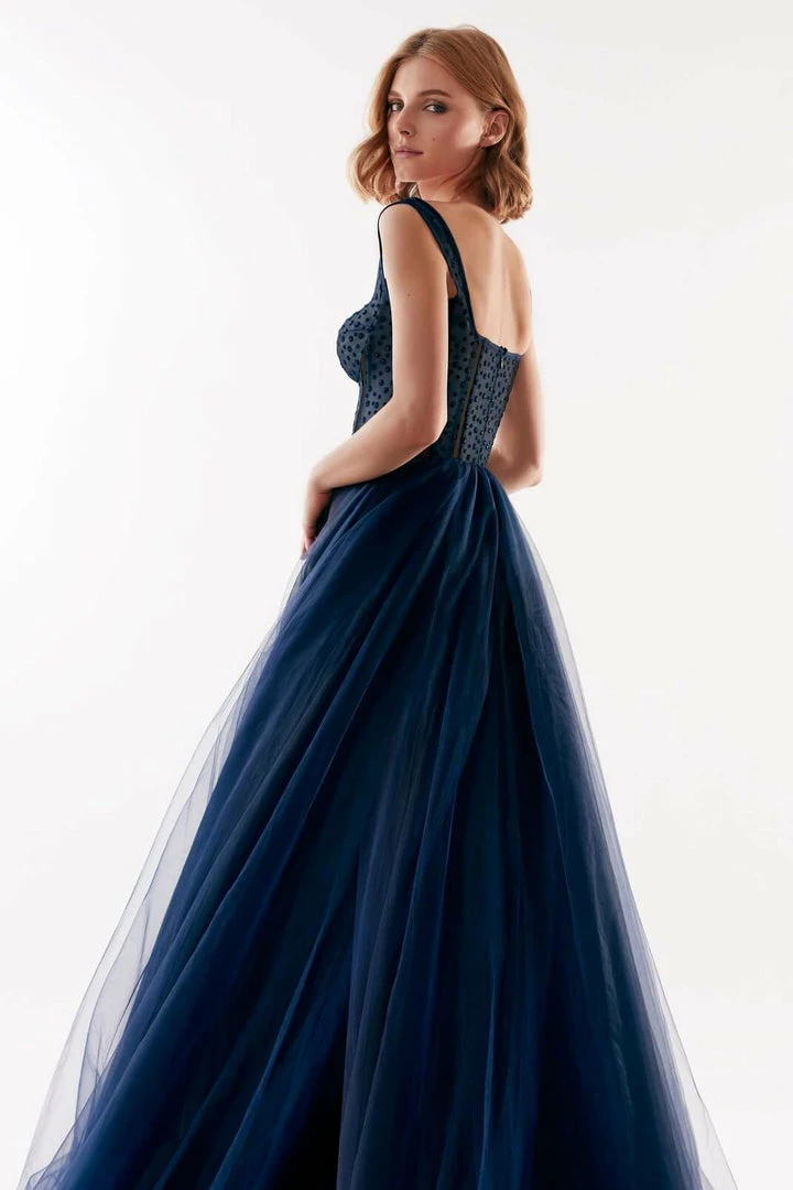 Milla Delicate Square-Neck Maxi Tulle Dress 5 Milla Delicate Square-Neck Maxi Tulle Dress