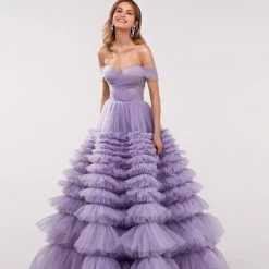 Milla Ultra Puffy Prom Maxi Dress