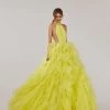 Milla Turtleneck Festive Yellow Evening Gown COLLECTIONS
