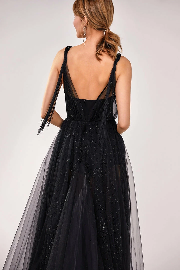 Milla COLLECTIONS V-Neck Transparent Maxi Dress 6 Milla COLLECTIONS V-Neck Transparent Maxi Dress