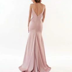 Milla COLLECTIONS Cowl Neck Mermaid Dress With Open Back