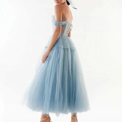 Milla Cocktail Tulle Dress With Open Back COLLECTIONS