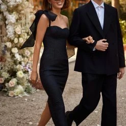 Milla COLLECTIONS Shimmering Evening Fitted Midi Dress 15 Milla COLLECTIONS Shimmering Evening Fitted Midi Dress