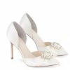 Bella Belle Ribbon And Crystal Ivory D’orsay Pump – Morgan