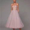 Milla Misty Rose Strapless Puffy Midi Tulle Dress COLLECTIONS