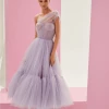 Milla Lavender One-Shoulder Cocktail Tulle Dress COLLECTIONS