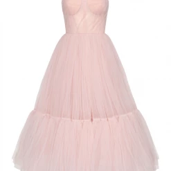 Milla Misty Rose One-Shoulder Cocktail Tulle Dress COLLECTIONS