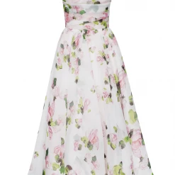 Milla Apple Blossom Tender Spaghetti Strap Midi Dress