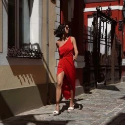 Milla Asymmetric One-Shoulder Dress