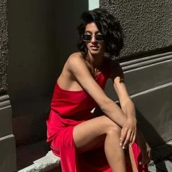 Milla Asymmetric One-Shoulder Dress