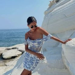 Milla Cute Off-the-shoulder Floral Dress With Sheer Built-in Corset COLLECTIONS