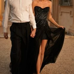 Milla Evening Maxi Beaded Dress Gown COLLECTIONS