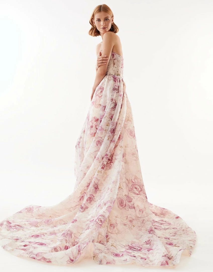 Milla Strapless Maxi Dress With Front Slit COLLECTIONS 14 Milla Strapless Maxi Dress With Front Slit COLLECTIONS