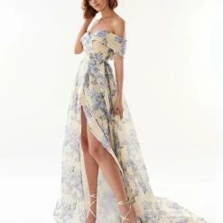 Milla COLLECTIONS Chic Off-the-shoulder Floral Maxi Dress 32 Milla COLLECTIONS Chic Off-the-shoulder Floral Maxi Dress