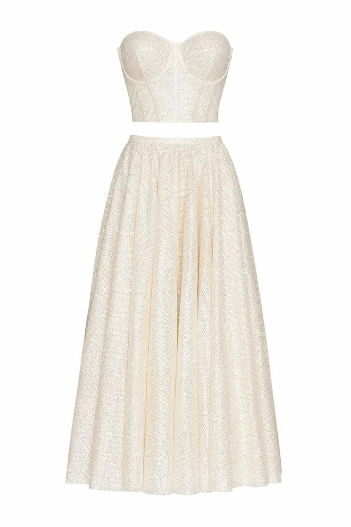 Milla COLLECTIONS Kelly Elegant Sparkly Party Co-ord Set 4 Milla COLLECTIONS Kelly Elegant Sparkly Party Co-ord Set