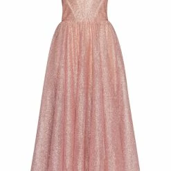 Milla Leonie Glittery Party Dress With A Crop Top