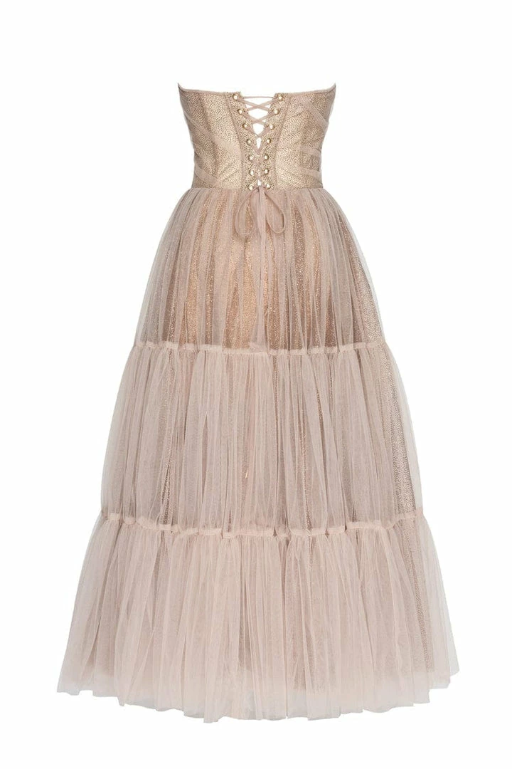 Milla Jane Sparkly Strapless Party Tulle Dress COLLECTIONS 6 Milla Jane Sparkly Strapless Party Tulle Dress COLLECTIONS